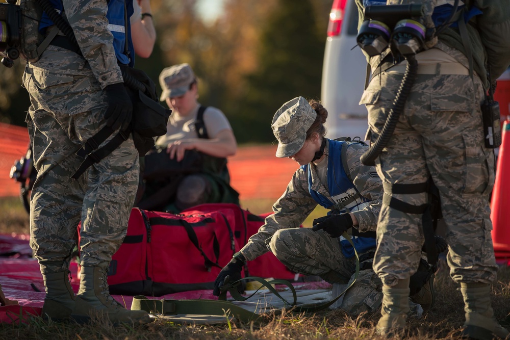 Airman gears up for search and extraction