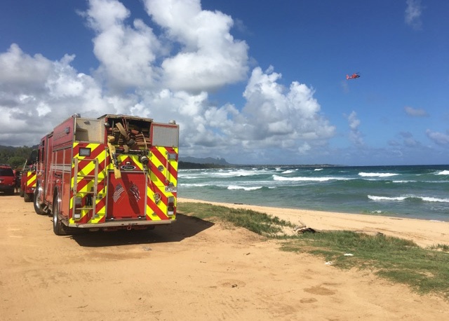 Coast Guard, Kauai Fire Department searching for missing swimmer off Kauai
