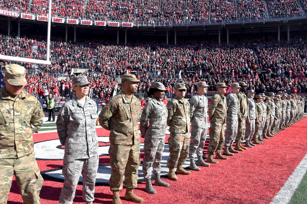 Ohio State University Honors Military Personnel for Veterans Day