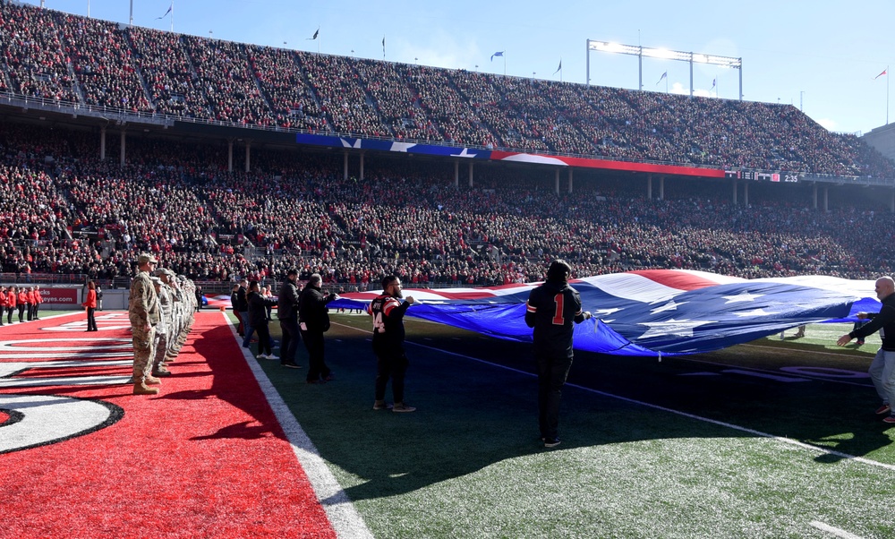 Ohio State University Honors Military Personnel for Veterans Day