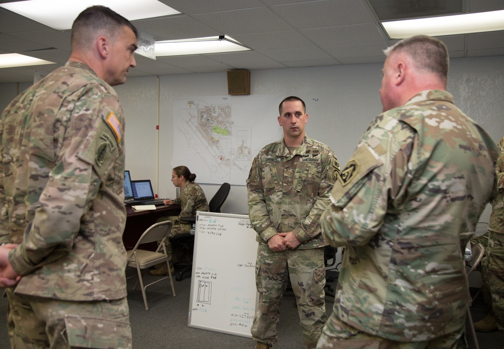 TF-51 Inspects D-M Deployment Conditions