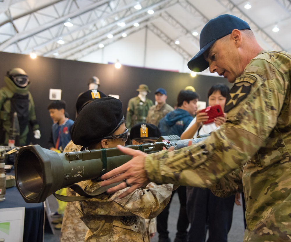U.S. Army Soldiers and KATUSAs bring the Eighth Army experience to the Republic of Korea 16th Ground Forces Festival
