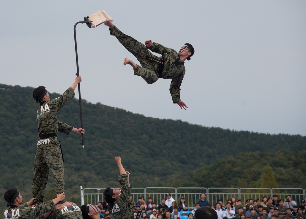 U.S. Army Soldiers and KATUSAs bring the Eighth Army experience to the Republic of Korea 16th Ground Forces Festival