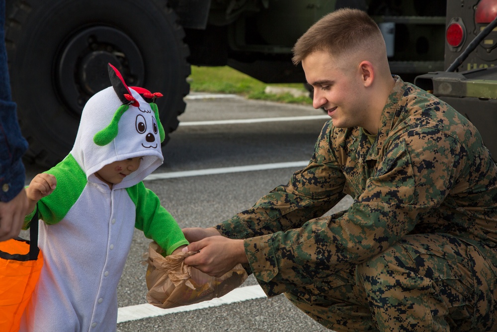 Camp Kinser hosts annual Trunk or Treat