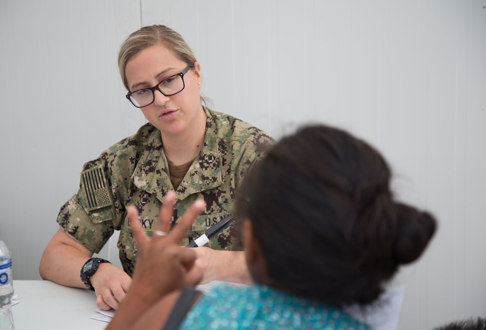 USNS Comfort Personnel Treat Patients at Land Based Medical Sites in Peru