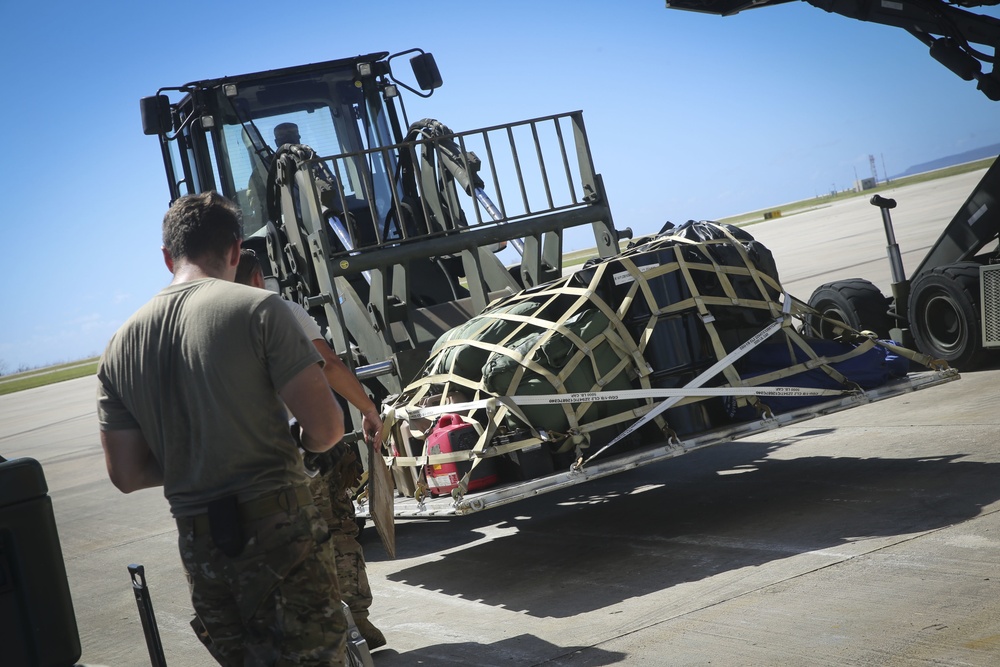 Guam Army National Guard and Red Horse Land on Saipan