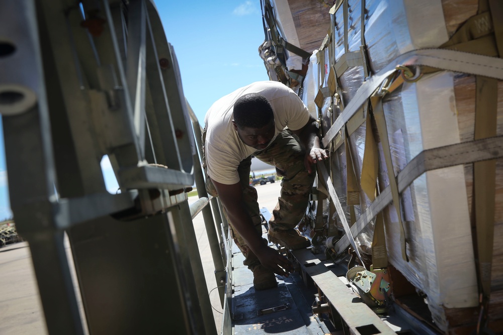 Guam Army National Guard and Red Horse Land on Saipan