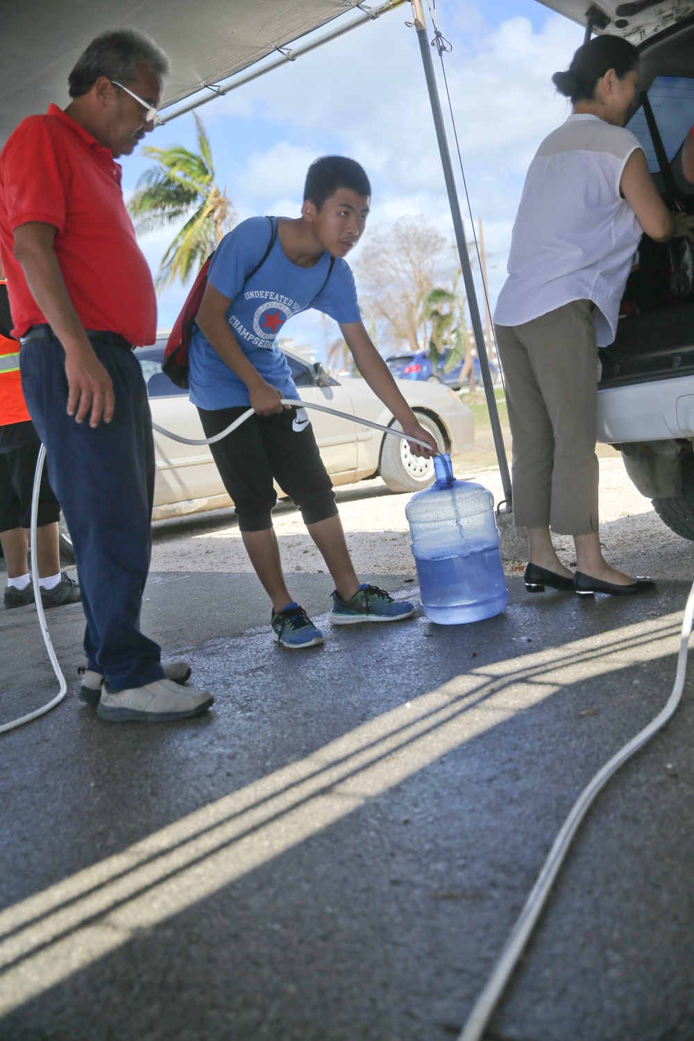 Task Force West provides clean water to Saipan