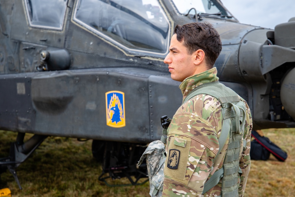 12th CAB Apaches assist during Trident Juncture 18