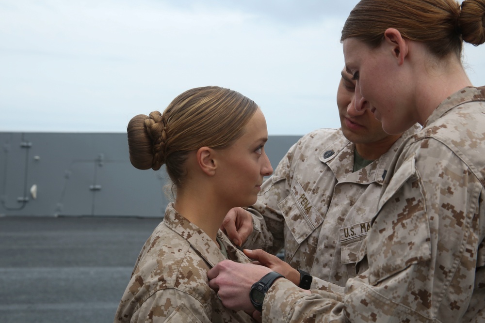 Promotions Aboard USS Anchorage