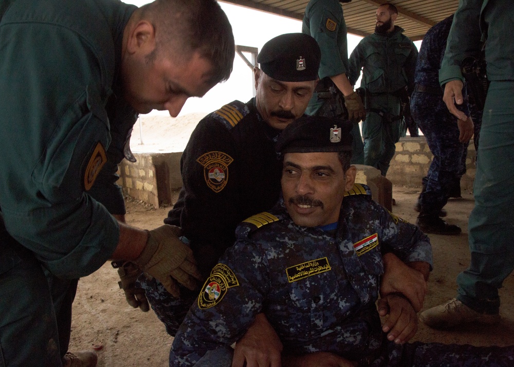 First Aid Training at the Besmaya Range Complex