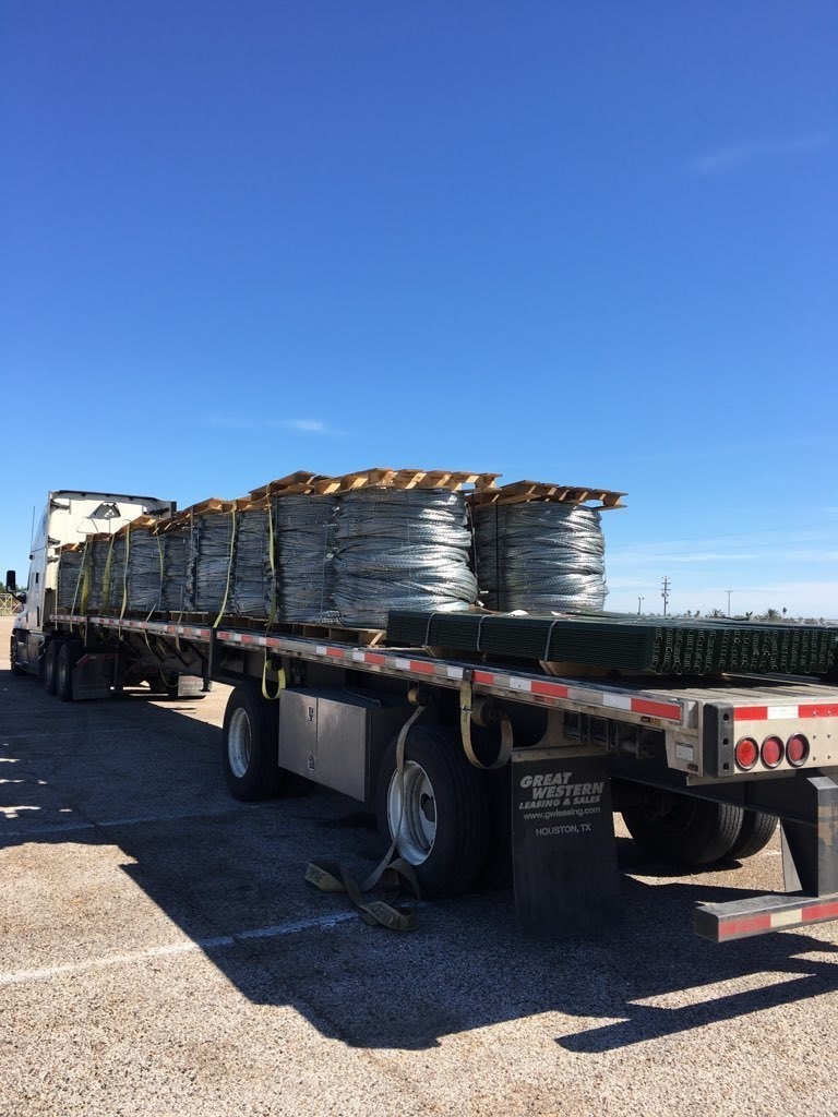 Constantine Wire loaded for safe transport