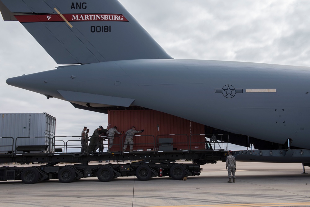 167th delivers recovery equipment to Florida