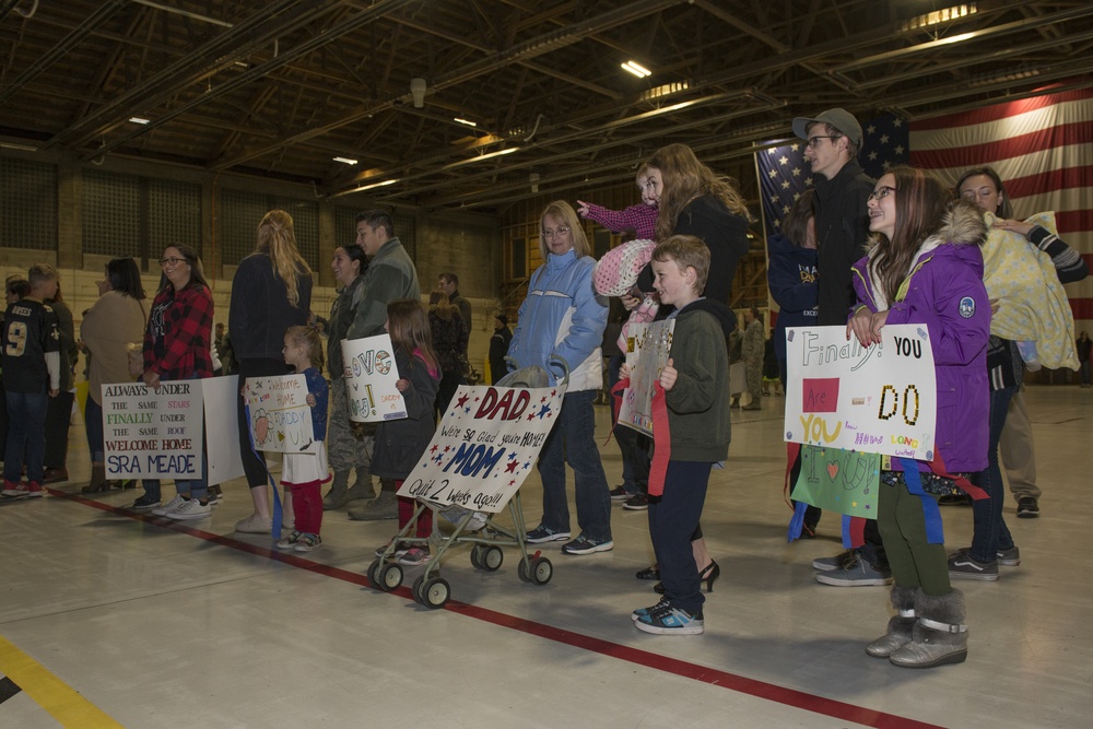 The 726th Air Control Squadron returns from deployment