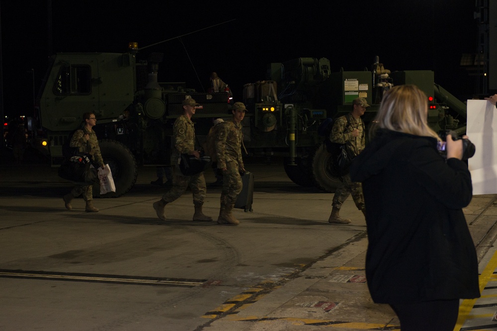 The 726th Air Control Squadron returns from deployment