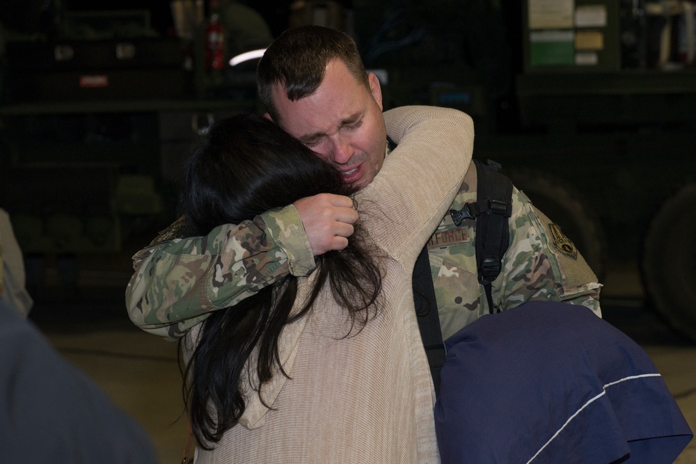 The 726th Air Control Squadron returns from deployment