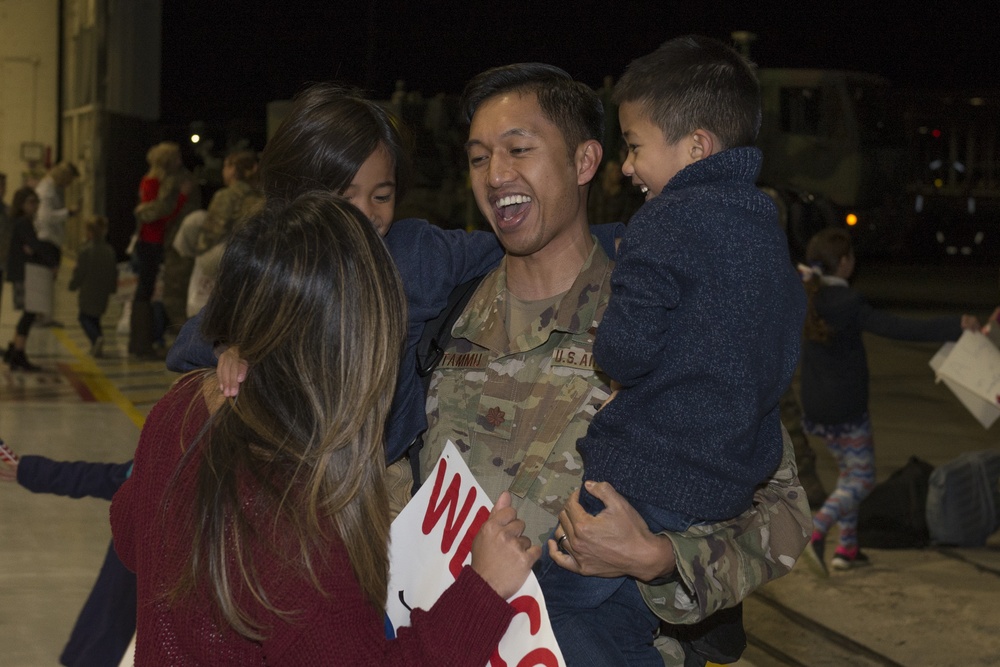 The 726th Air Control Squadron returns from deployment