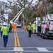 Linesmen Work To Restore Utilities After Hurricane Michael