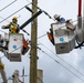 Linesmen Work To Restore Power After Hurricane Michael