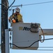 Linesmen Work To Restore Power After Hurricane Michael