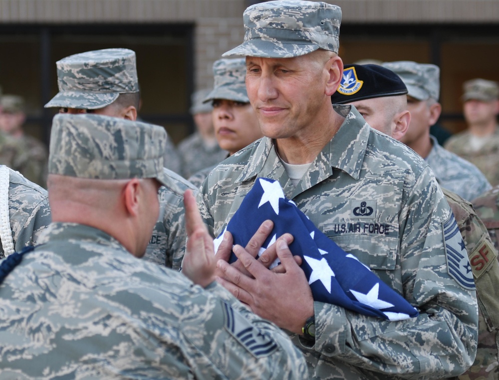 81st TRW command chief retires
