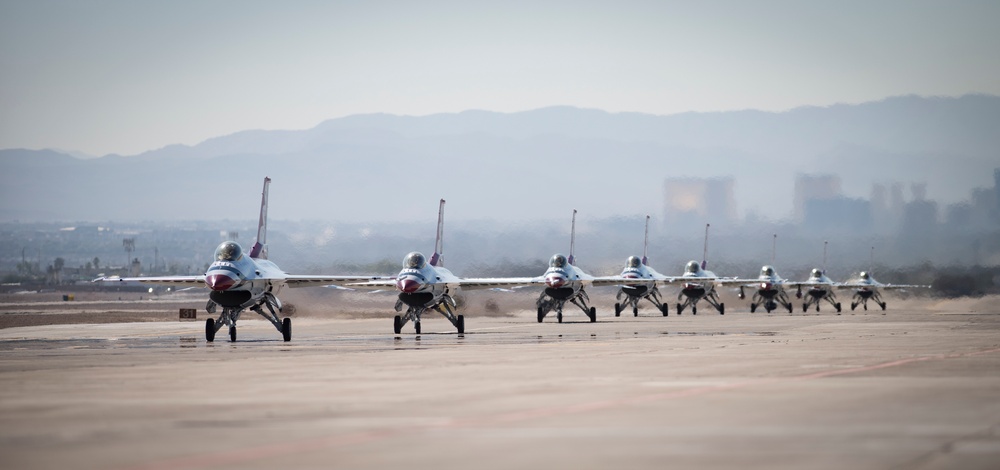 Air Force Thunderbirds return to Nellis