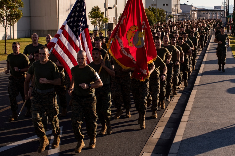 Marine Aircraft Group 12 conducts Marine Corps birthday run