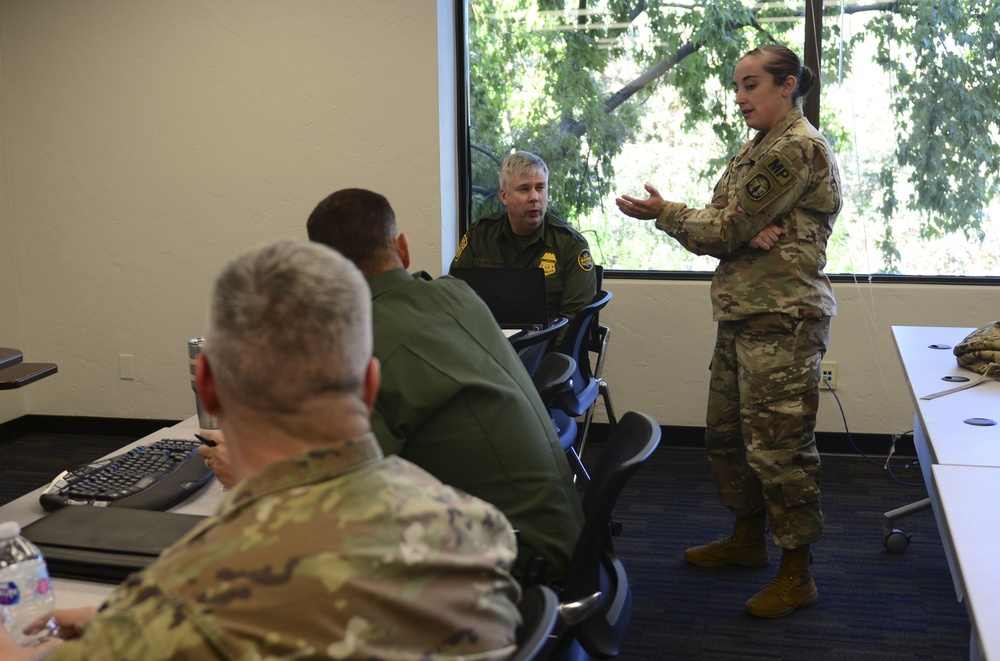 Task Force Protector meets with U.S. Customs and Border Protection