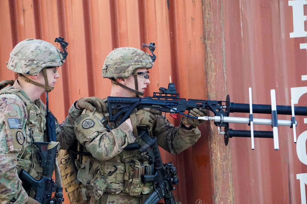 Brave Rifles conduct counter-unmanned aerial system drill