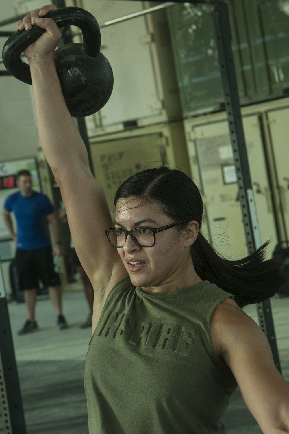 Service members test fitness during EOD 134 Memorial Workout