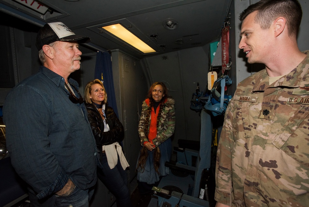 Metallica visits Joint Base McGuire-Dix-Lakehurst