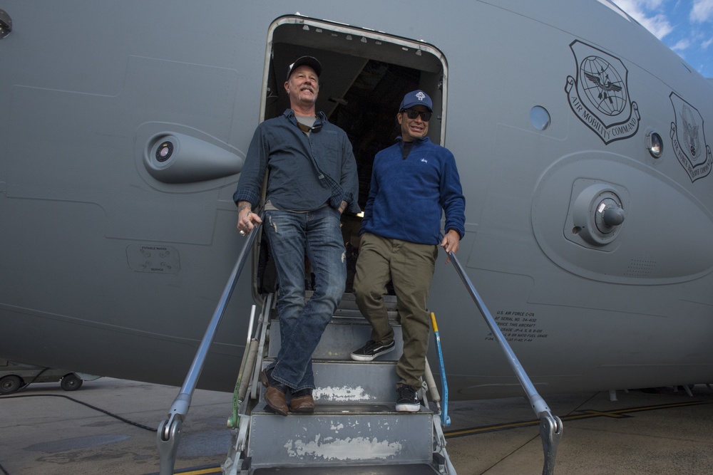 Metallica visits Joint Base McGuire-Dix-Lakehurst