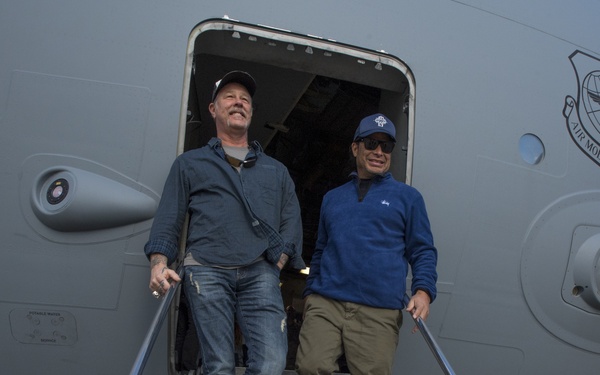 Metallica visits Joint Base McGuire-Dix-Lakehurst