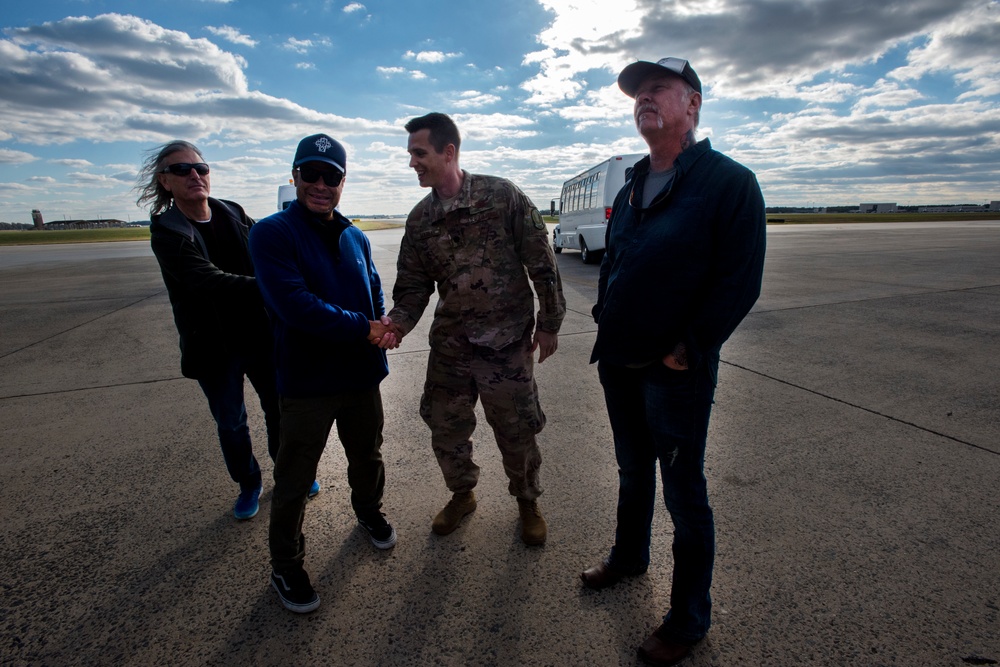 Metallica visits Joint Base McGuire-Dix-Lakehurst