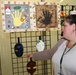 Mrs. Pence highlights Soldiers' crafts using Art Therapy