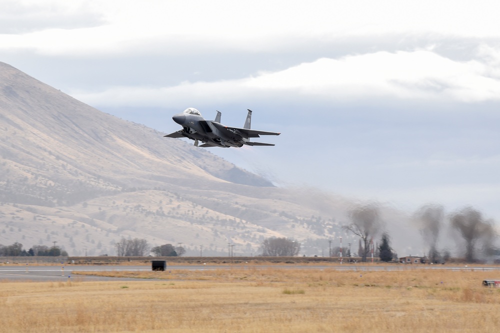 Secretary of the Air Force Heather Wilson visits the 173rd Fighter Wing