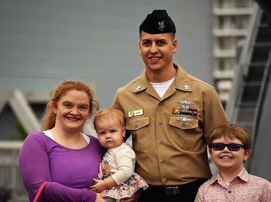 Naval Museum hosts a re-enlistment ceremony