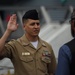 Naval Museum hosts a re-enlistment ceremony