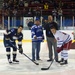 Military appreciation at the Des Moines Buccaneers Hockey