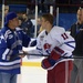 Military appreciation at the Des Moines Buccaneers Hockey