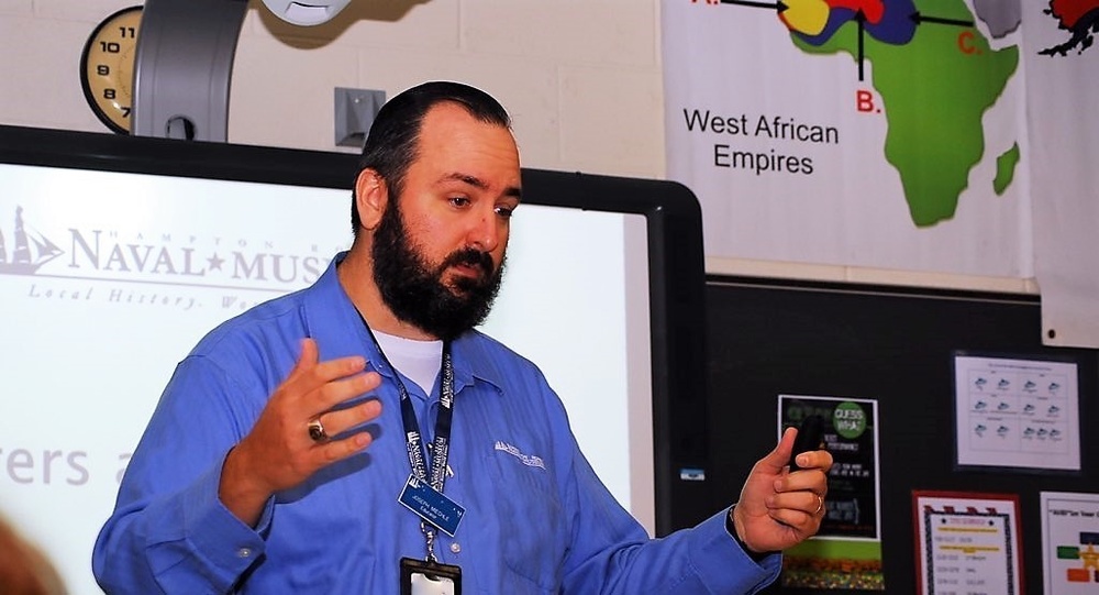 Museum Educators bring outreach education to Salem Middle School