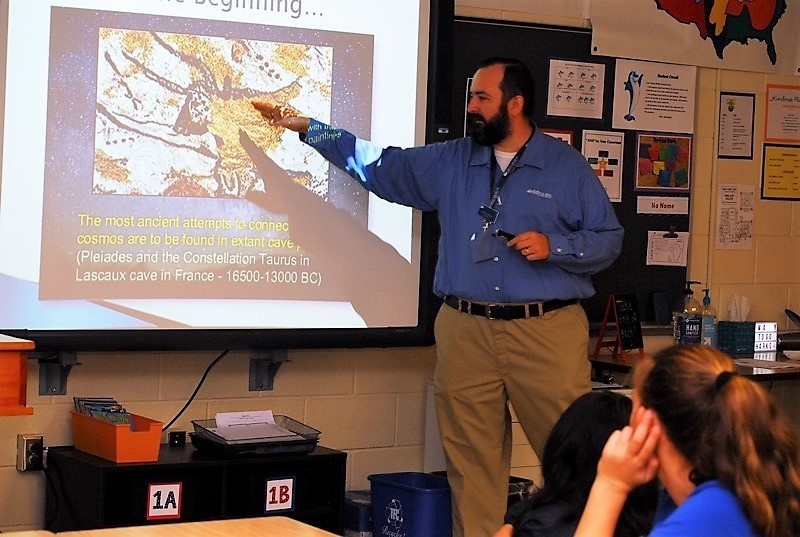 Museum Educators visit Salem Middle School