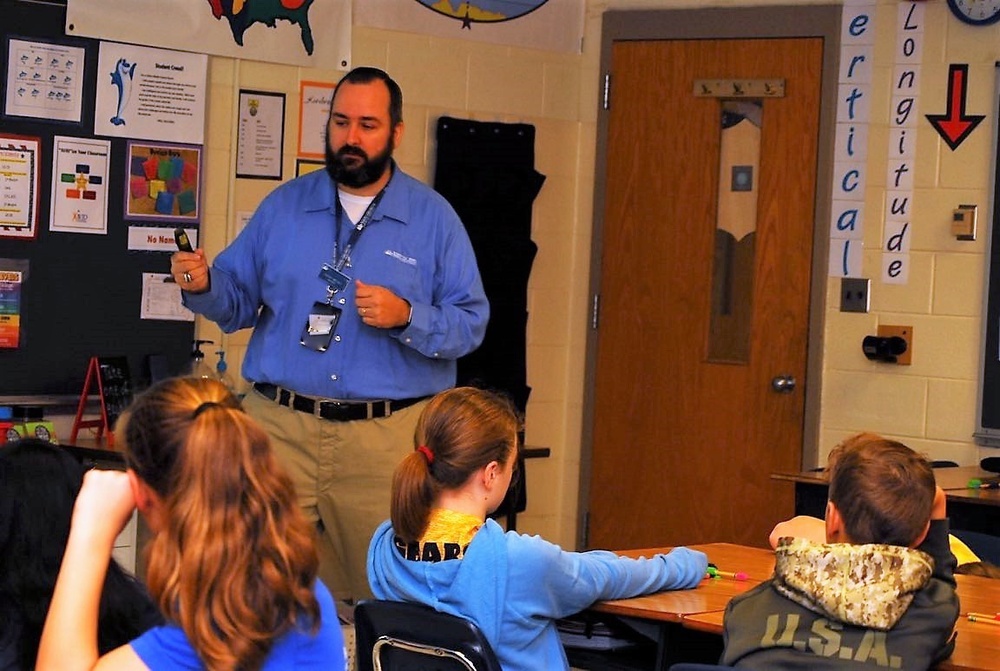 Musuem Educators visit Salem Middle School