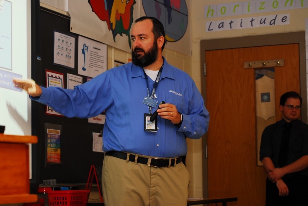 Museum Educators visit Salem Middle School