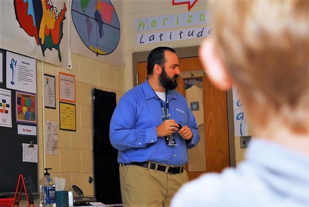 Museum Educators visit Salem Middle School