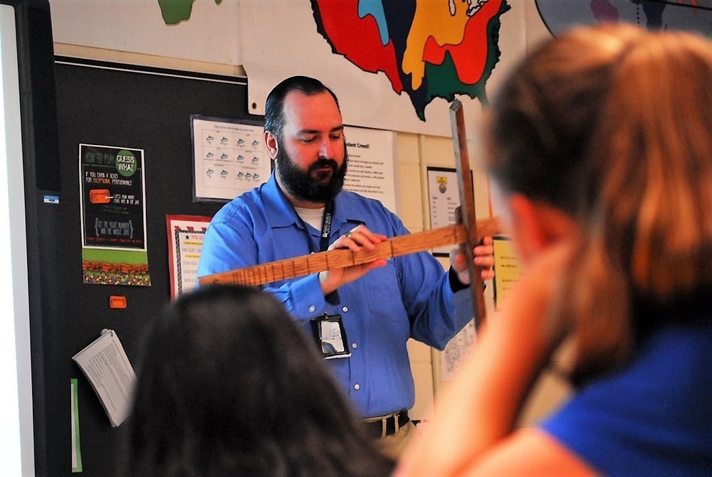 Museum Educators visit Salem Middle School