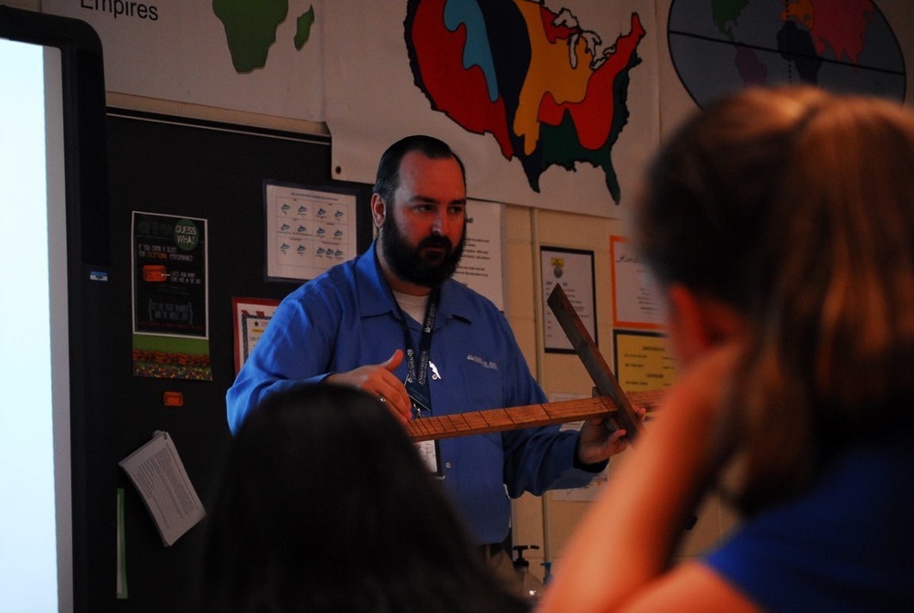 Museum Educators visit Salem Middle School