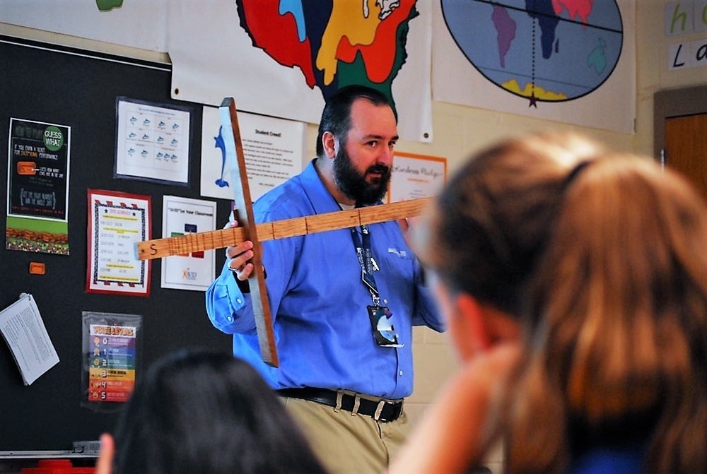 Museum Educators visit Salem Middle School