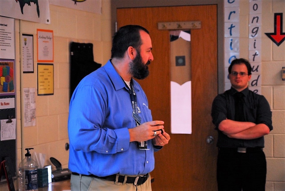 Musuem Educators visit Salem Middle School