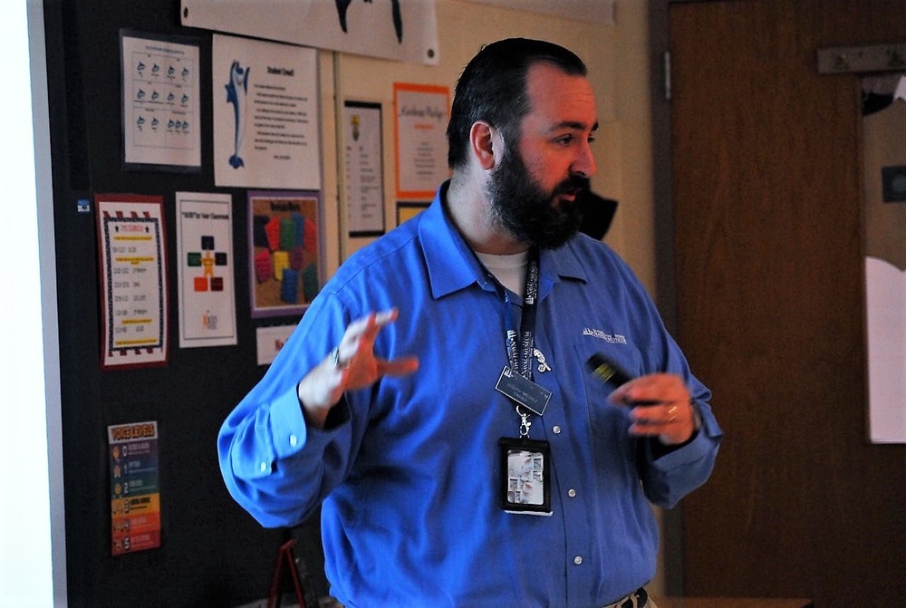 Museum Educators visit Salem Middle School